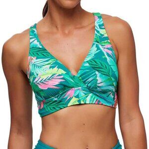 NEXT BY ATHENA Kalani Triangle Sports Bra Bikini Top NWT SIZE 32 B/C MSRP $72